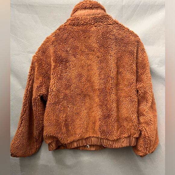 NWT CALVIN KLEIN JEANS Faux Fur Jacket Sz M - Picture 2 of 9